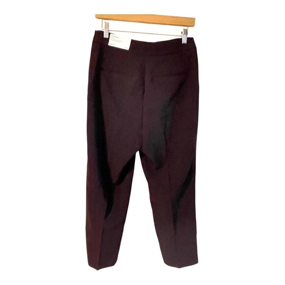 Ann Taylor Curvy Fit High Rise Ankle Pants Slim Leg Polyester/Spandex Plum 6P - Picture 16 of 16